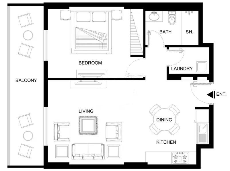 Lux - The La Mer Sea View Suite 3 Dubái Exterior foto